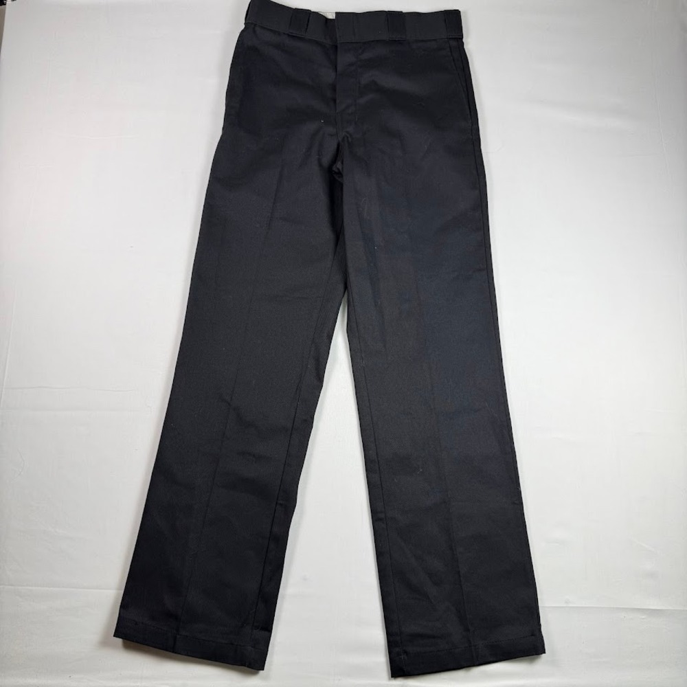 Dickies 874 Original Fit Work Pants Mens 30x32 Black Straight Leg Twill 874BK